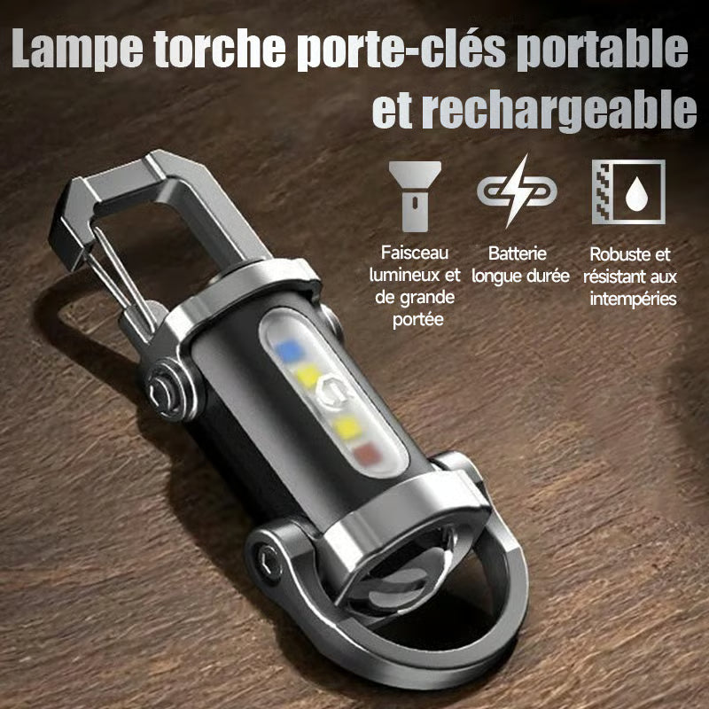 KeyLight Power™ Porte-clés lampe de poche & Powerbank.